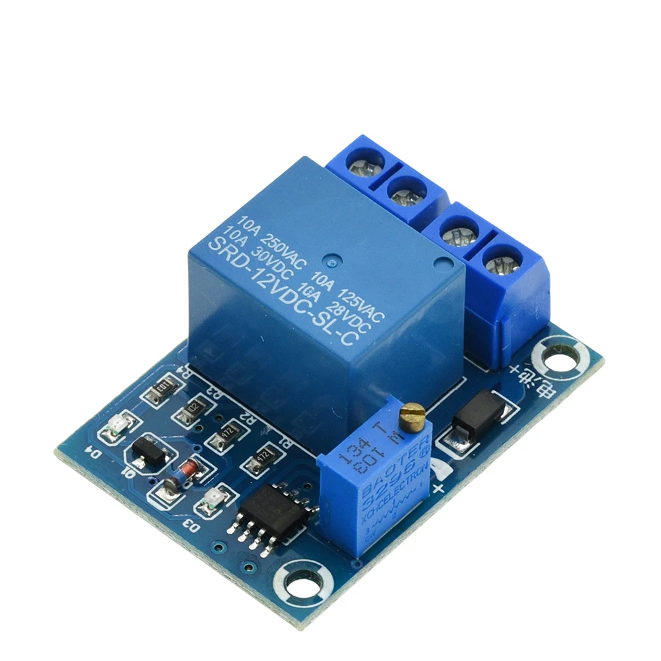 DC 12V Battery Undervoltage Low Voltage Cut off Automatic Switch Recovery Protection Module Charging Controller Protection Board image 2