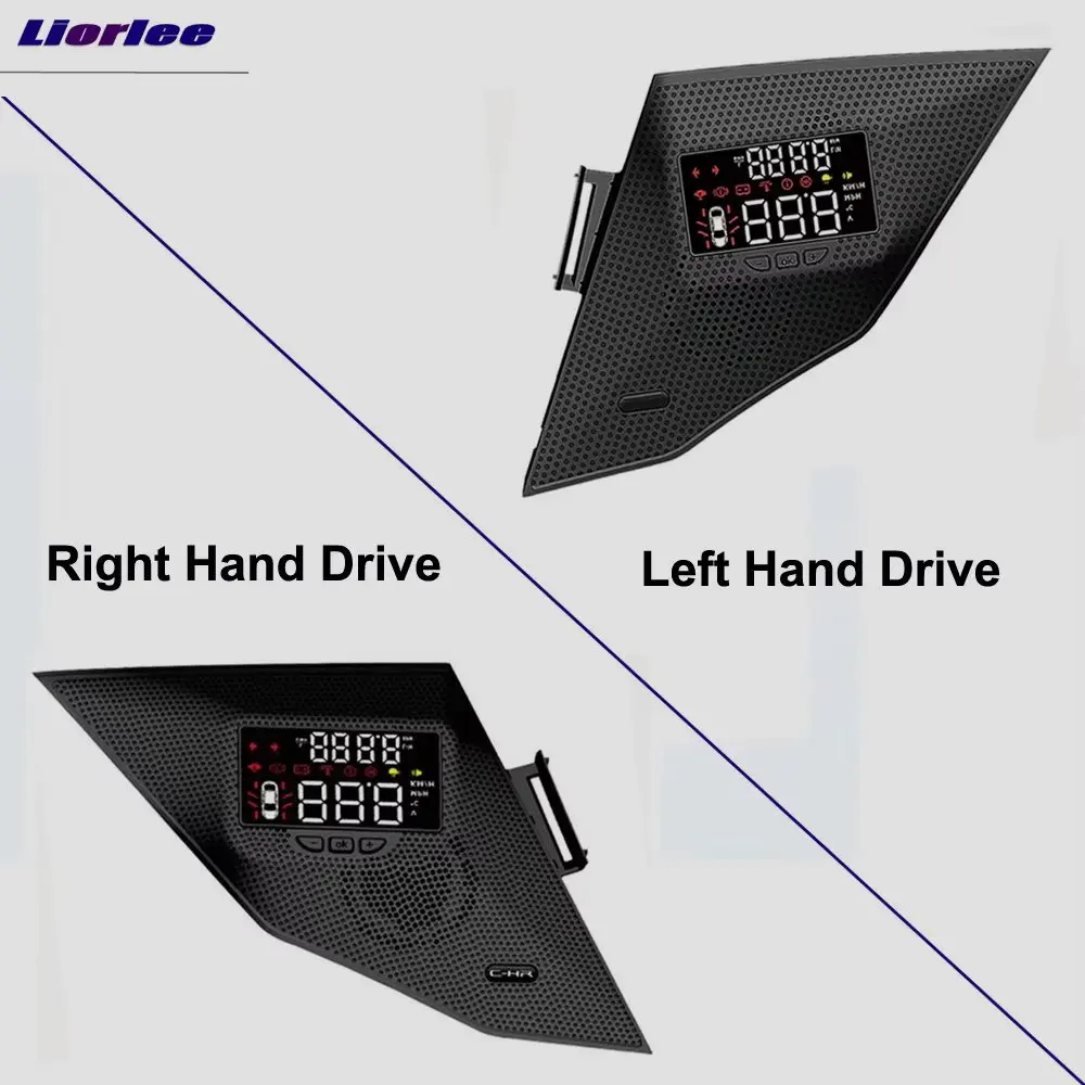 

Car HUD Head Up Display For Toyota C-HR Izoa AX10/AX50 2018-2024 Auto Headup Display Electronic Accessories Windshield Projector