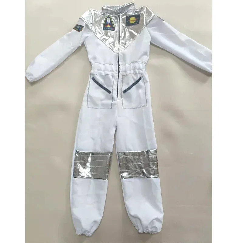 Deluxe Boys Girls White Space Astronaut Costume adatto per la settimana del libro Halloween Carnival Out Space theme Party Kids Costumes