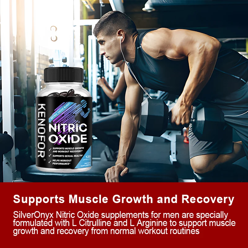 Nitric Oxide Supplement - Premium Nitrogen Booster To Support Muscle, Strength and Energy for Enhanced Training