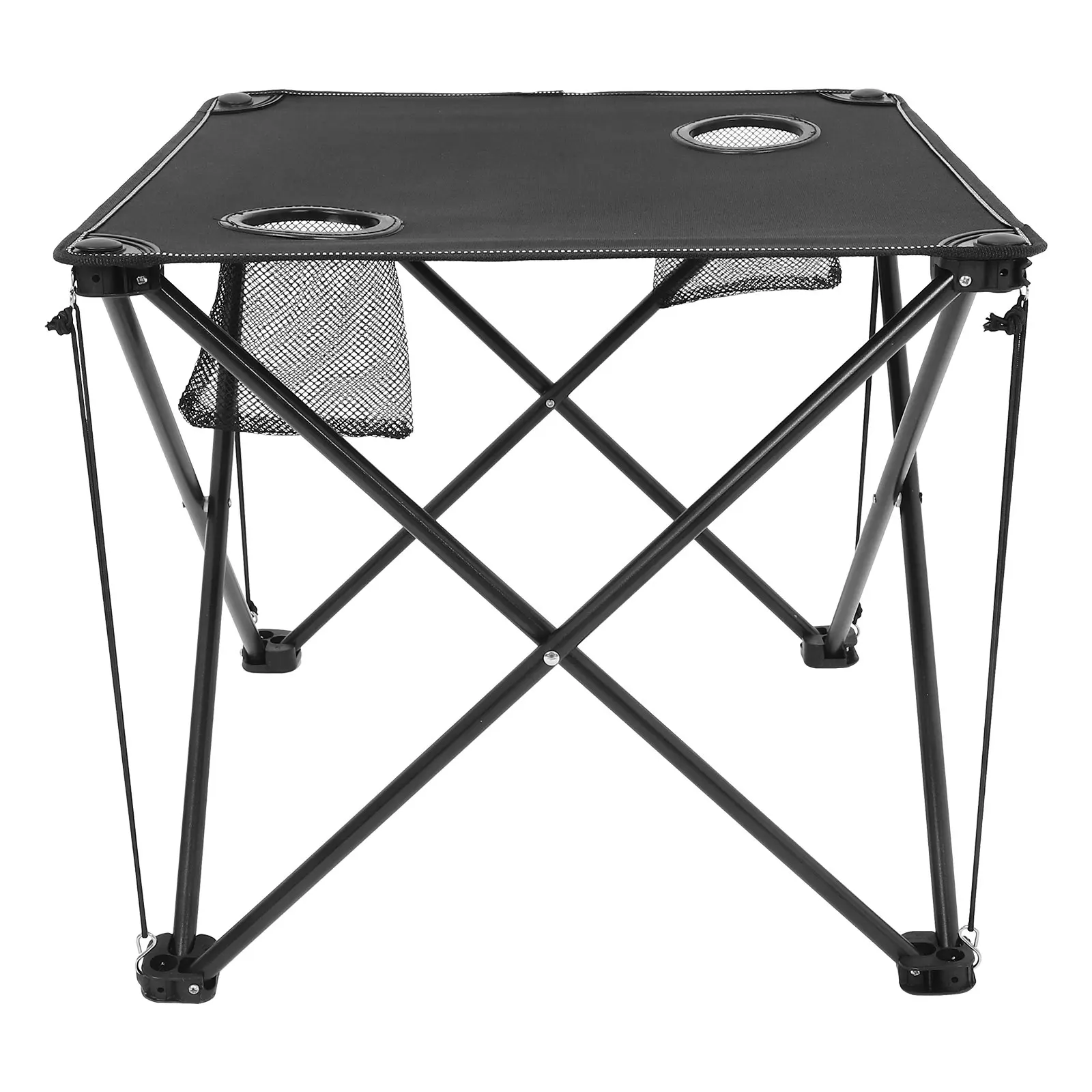 

Outdoor Folding Foldable Folding Travel Table Picnic Camping Outdoor Table Travel Beach Black Durable Sturdy Frame