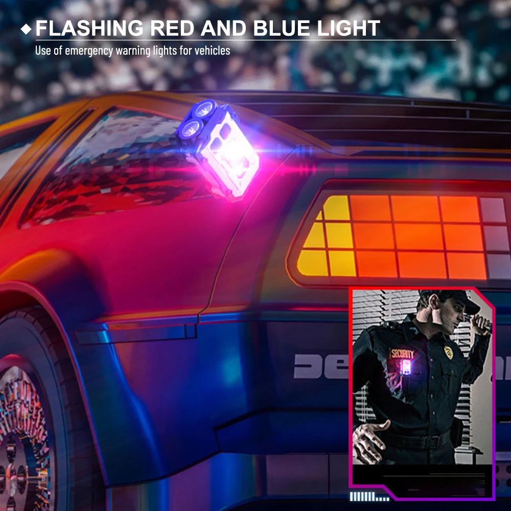 Asafee Edc Mini Flashlight Tiki Lantern Keychain Light Led Torch Work Light Canister Lamp Waterproof Rechargeable Outdoor Camp