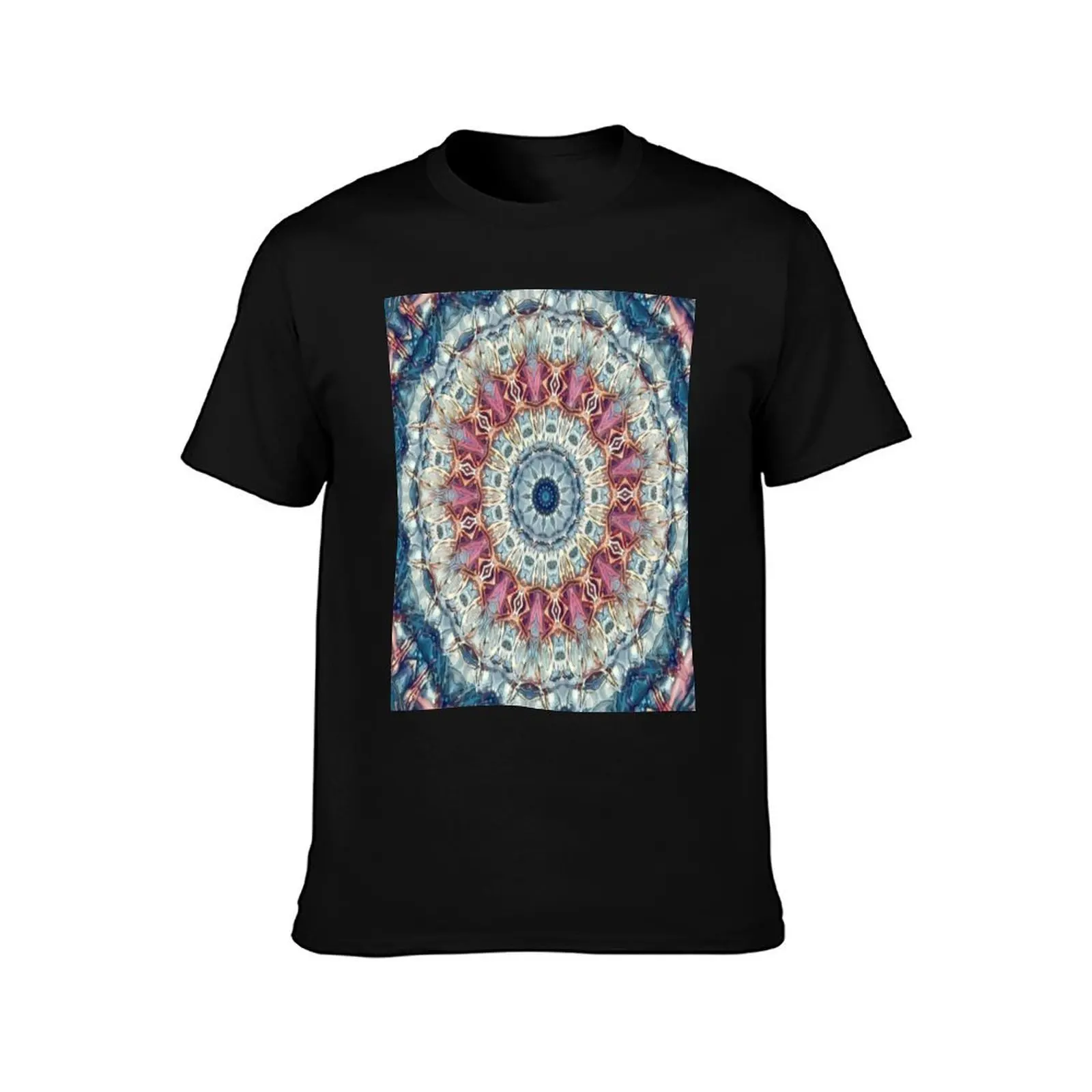 Serenity Knit Mandala in Fall T-Shirt customs design your own quick drying anime stuff tees mens graphic t-shirts hip hop