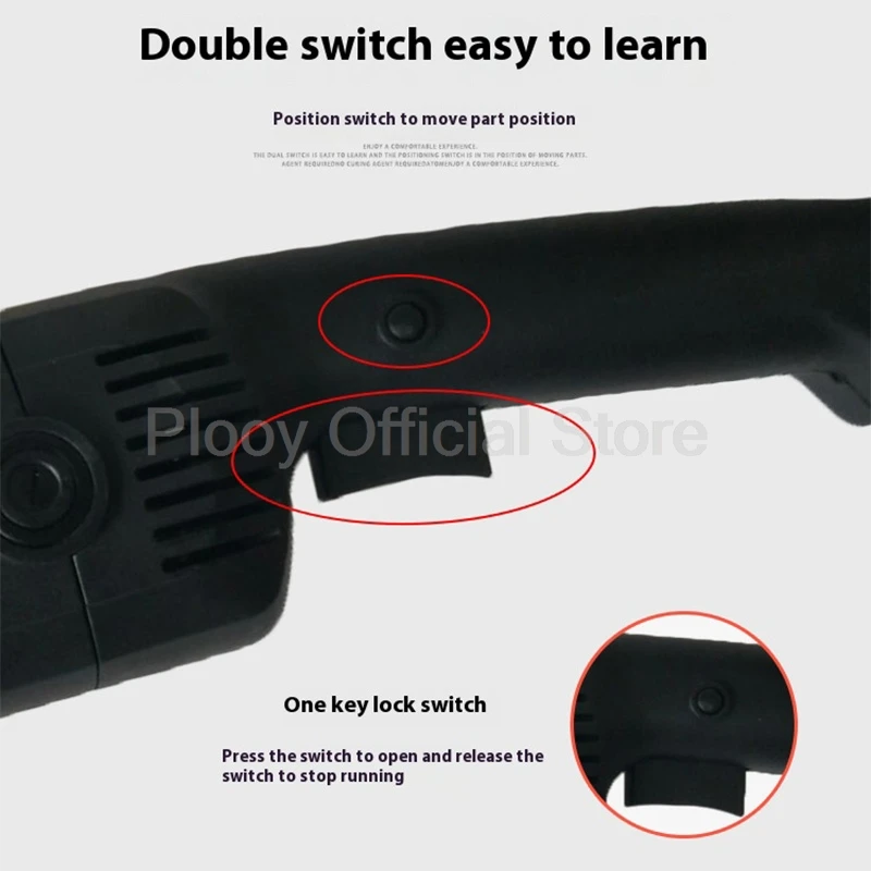 ماكينة تلميع السيارات متعددة الوظائف بقدرة 1200 وات، مدمجة 6 سرعات لأثاث السيارات والأرضيات والرخام، فعالة وسهلة الاستخدام #4