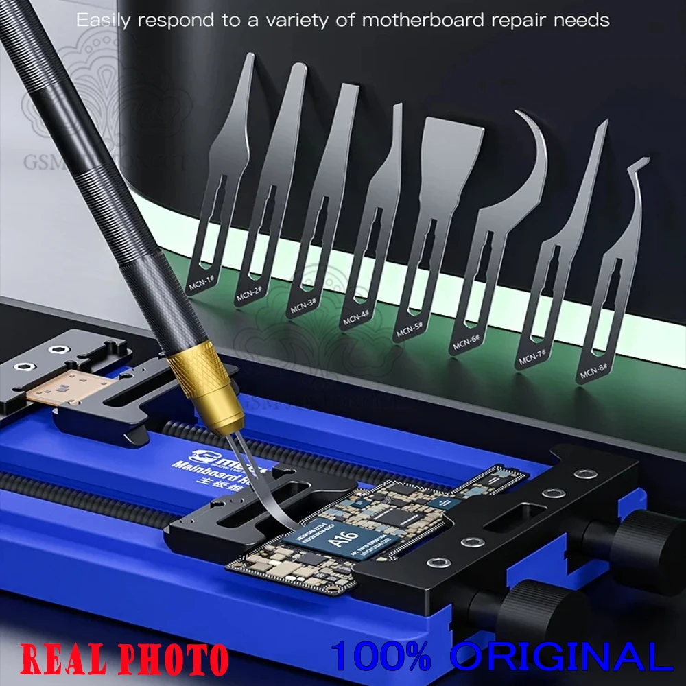 MECHANIC 008 Glue Removal Blade Set, Motherboard IC Degumming Blade, Stainless Steel Knife, Hand Polished Blades