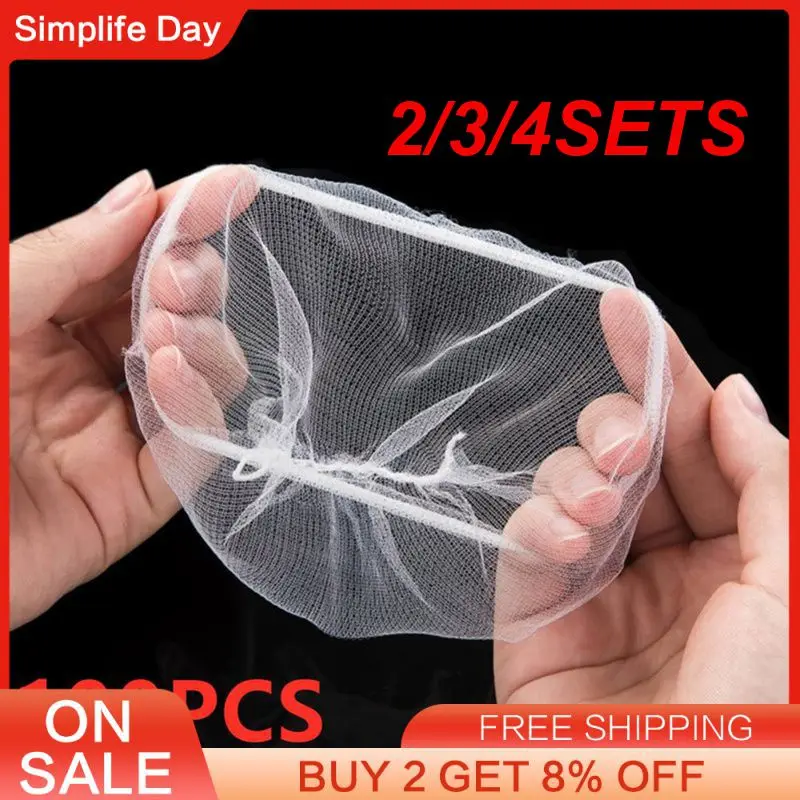 2/3/4SETS Sink Strainer Captures Hair And Litter Efficient Disposable Filter Bag For Sewer Water Filter