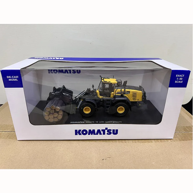 UH Diecast 1:50 Scale Komatsu WA475-10 Wheel Clamp-Loader Alloy Engineering Vehicle Model 8165 Collection Souvenir Display Gift