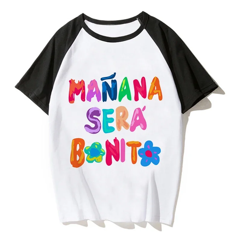 Streetwear Kid T Shirt Manana Sera Bonito Karol G Bichot Children T-shirt Kids Clothes Tshirt Tops Tee Boys Girls Tee Baby Tops image 3
