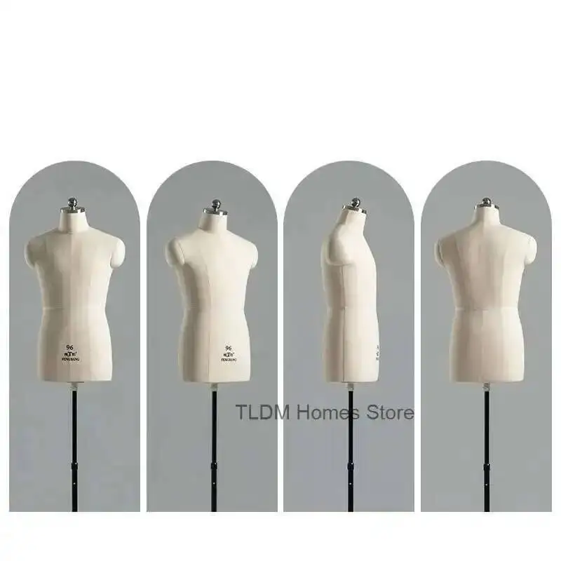 

Tailor Professional Upper Male Mannequin Body Standard Size Sewing Mannequin for Clothing Design Can Be Pined Vertically P