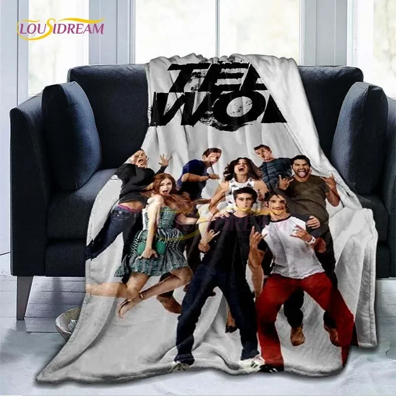 Grafica 3D coperta per bambini Teen Wolf Soft Home camera da letto divano letto Picnic Travel Office Cover Decor comode coperte per bambini