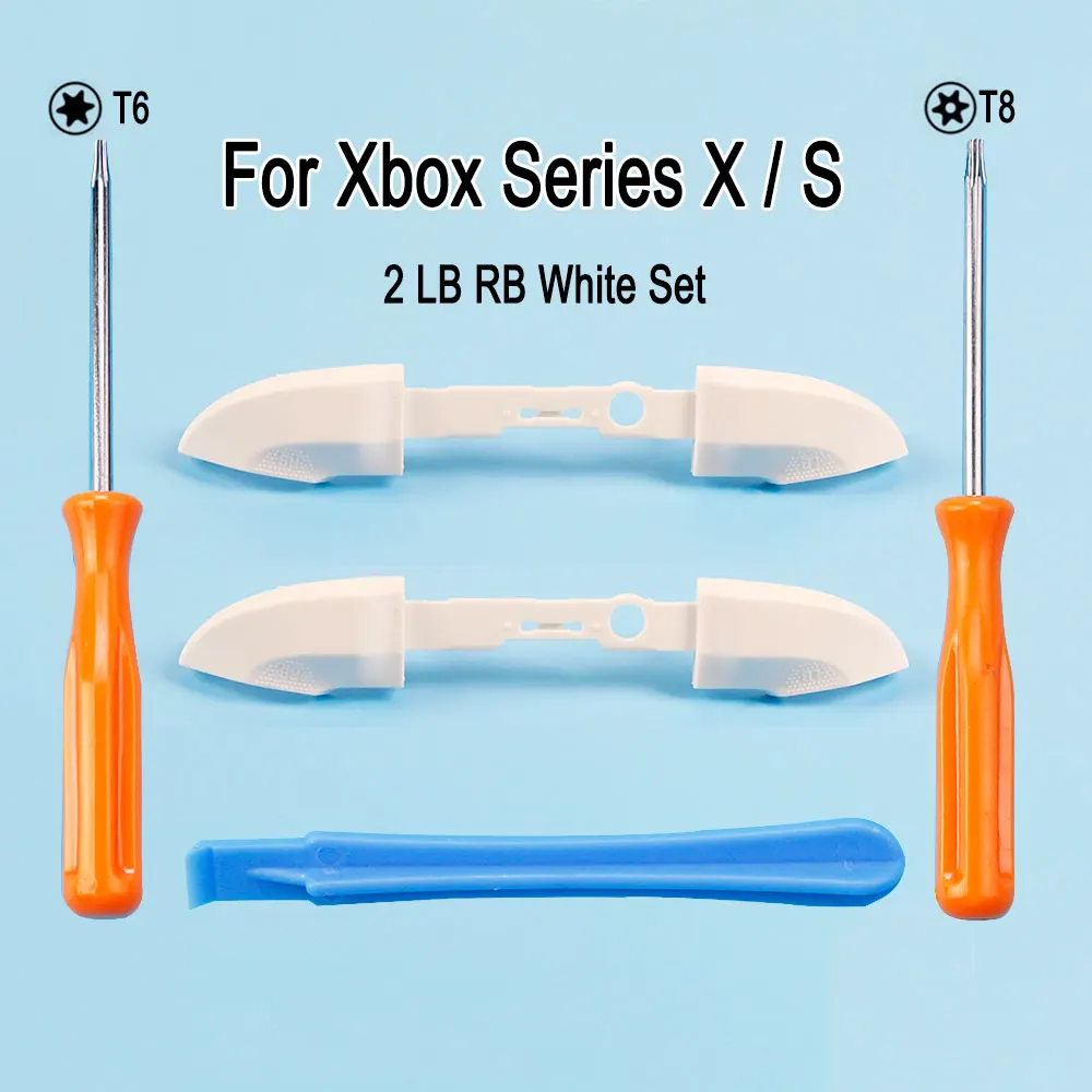 1 Satz rb lb Stoßstange Auslöse knopf mittlere Stangen halterung für Xbox Serie x/s Controller Ersatz Reparatur knopf & Werkzeug teile – Detail 5