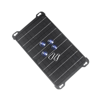 15W 5V/18V Solar Panel Polysilicon Panels Outdoor Solar Battery Charger Type-C USB DC Output for Mobile Phone Chargers