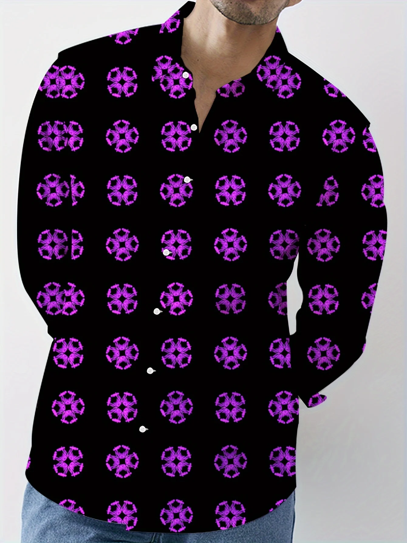 Men's Casual And Handsome Long Sleeved Shirts Look Good Comfortable And Durable In All Seasons Fashion Breathable Comfortable