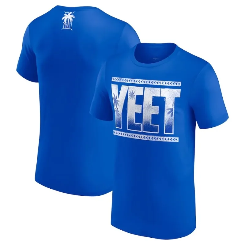 Ropa de calle para hombre, camiseta Jey Uso Yeet con estampado para hombre y mujer, camiseta de verano de manga corta, ropa de gimnasio de gran tamaño, ropa deportiva para tipo duro, nueva