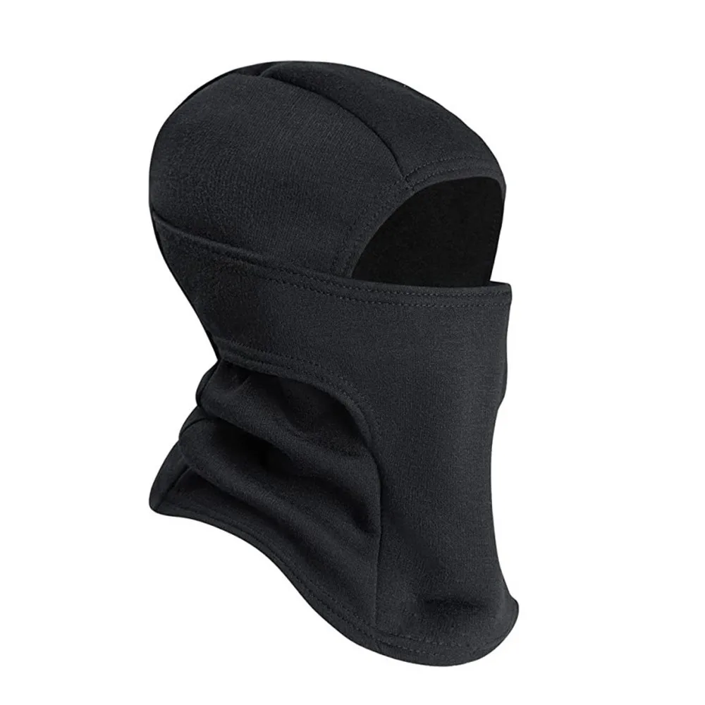 Warm Fleece Cycling Hat Windproof Neck Protector Ski Balaclava Hat Hood Hat Face Covering Full Face Ski Mask Outdoor