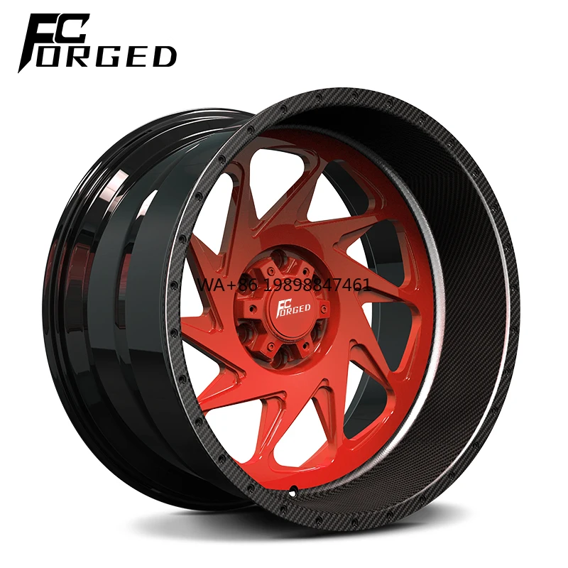 

FcForged Custom Deep Concave H Type Aluminum Alloy Wheels 5x108 5x112 5x114.3 5x120 5x130 Inch Car Wheels for Luxury Cars