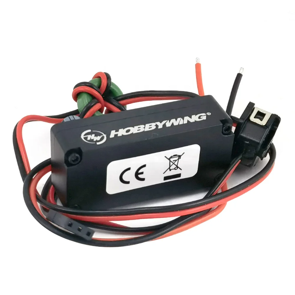 HobbyWing 10A UBEC Voltage Regulator Module 2~6S 6V/7.4V/8.4V Adjustable Full Waterproof for RC Car Toy Motor Components
