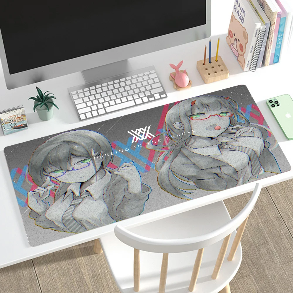 Darling In The FranXX Mousepad Mouse Mat Desk Mat With Pad Gaming Accessories Prime Gaming XXL Keyboard Pad Padding Mat