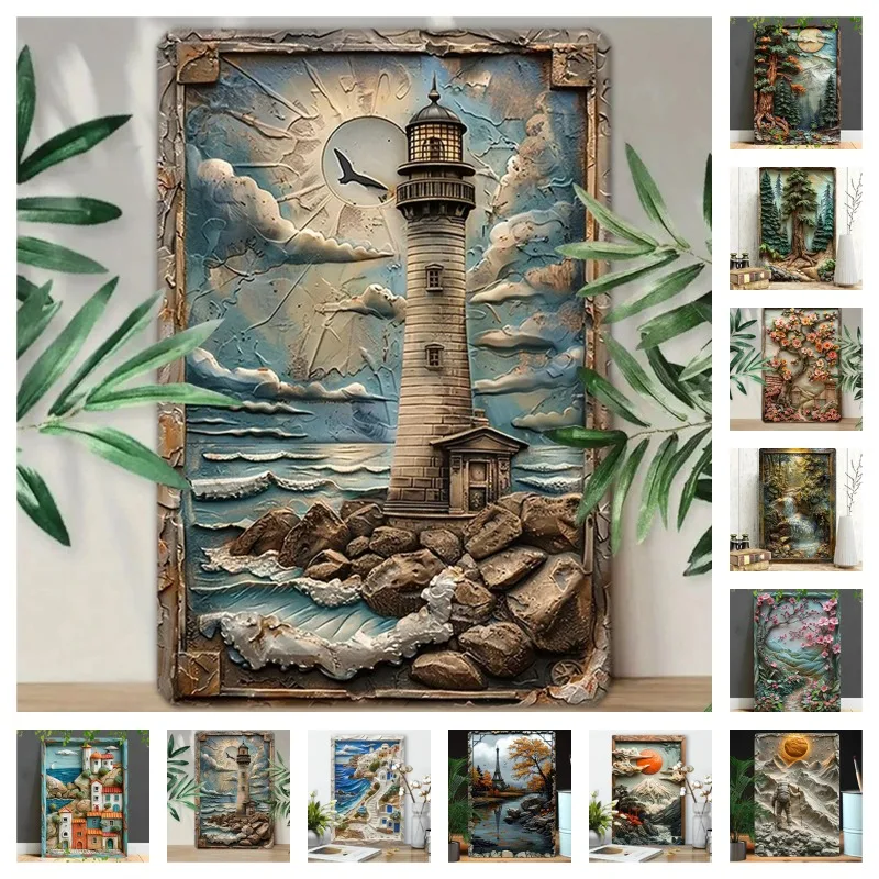 

Винтажная металлическая табличка 2D самолет