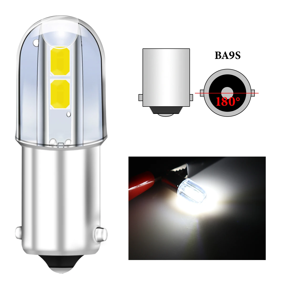 10PCS BA9S Led Bulb…