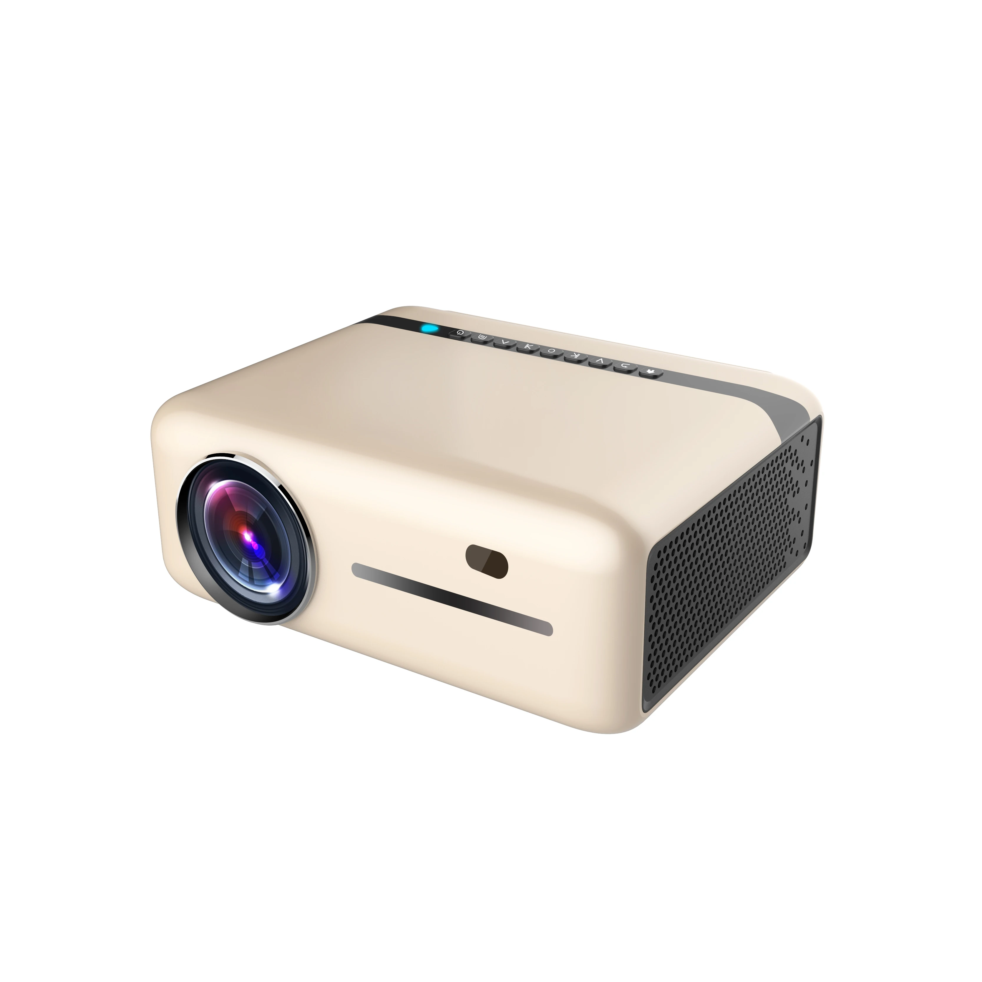 Hot Selling 1080p 4K Mini Projector For Android 9.0 LED Smart WIFI For Home Theater Cinema Compatible Android Mobile