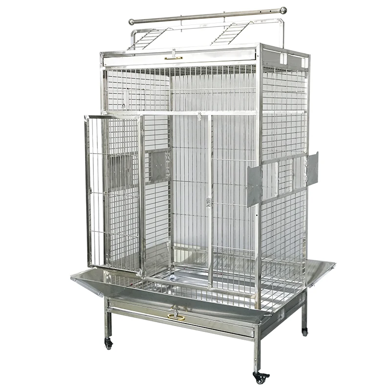 Bird Vage Jaulas Para Pajaros Parrot Conure Big Bird Cage With Stand Extra Large Tall Wide Bird Cages For Parakeets Cockatiels