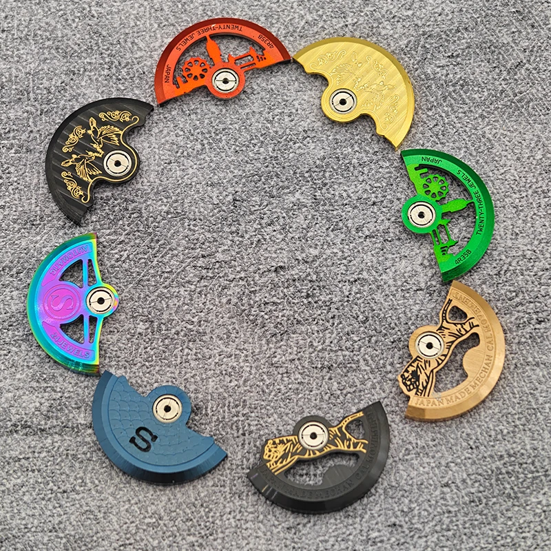 New NH35 Movement Rotor Circular Rotor Suitable For NH35 NH3636 4R 7S Movement Rabbit shape Watch Modified Rotor
