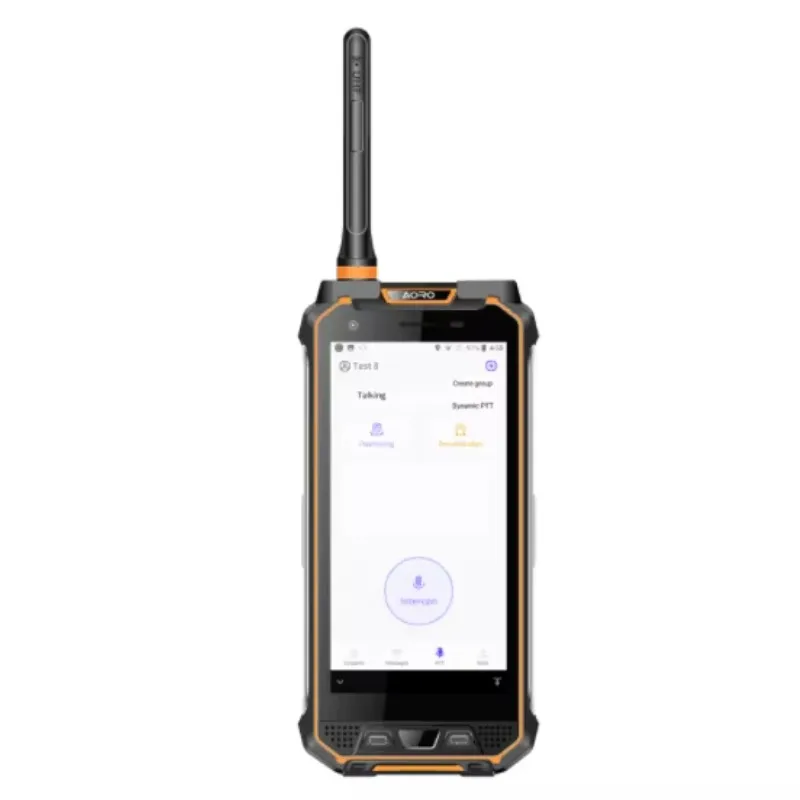 AORO M5 Portable Android Phone 6GB+128GB Waterproof POC DMR UHF Walkie Talkie High Quality 2W Output Power Mobile Rugged Phone