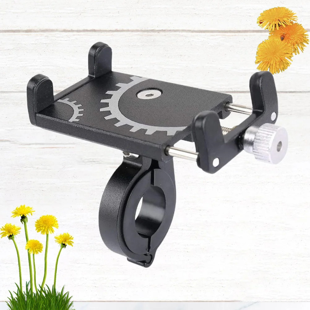 

Велосипедный алюминиевый держатель для телефона от 5 до 10 см, нескользящий фиксированный кронштейн для крепления на руль для езды на велосипеде, мотоцикле
