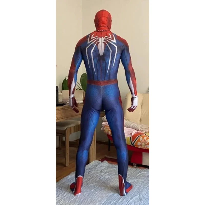 Halloween Spiderman PS4 Game Insomniac Superhero Cosplay Costume Boys Men Bodysuit Zentai Full Body Suit Adult Kids Jumpsuit