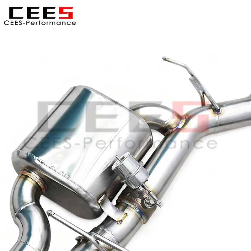 CEES Exhaust Pipe for BMW M6 E64 5.0L 2006-2010 Stainless Steel Exhaust Muffler with Valve Control System Car Exhaust Catback