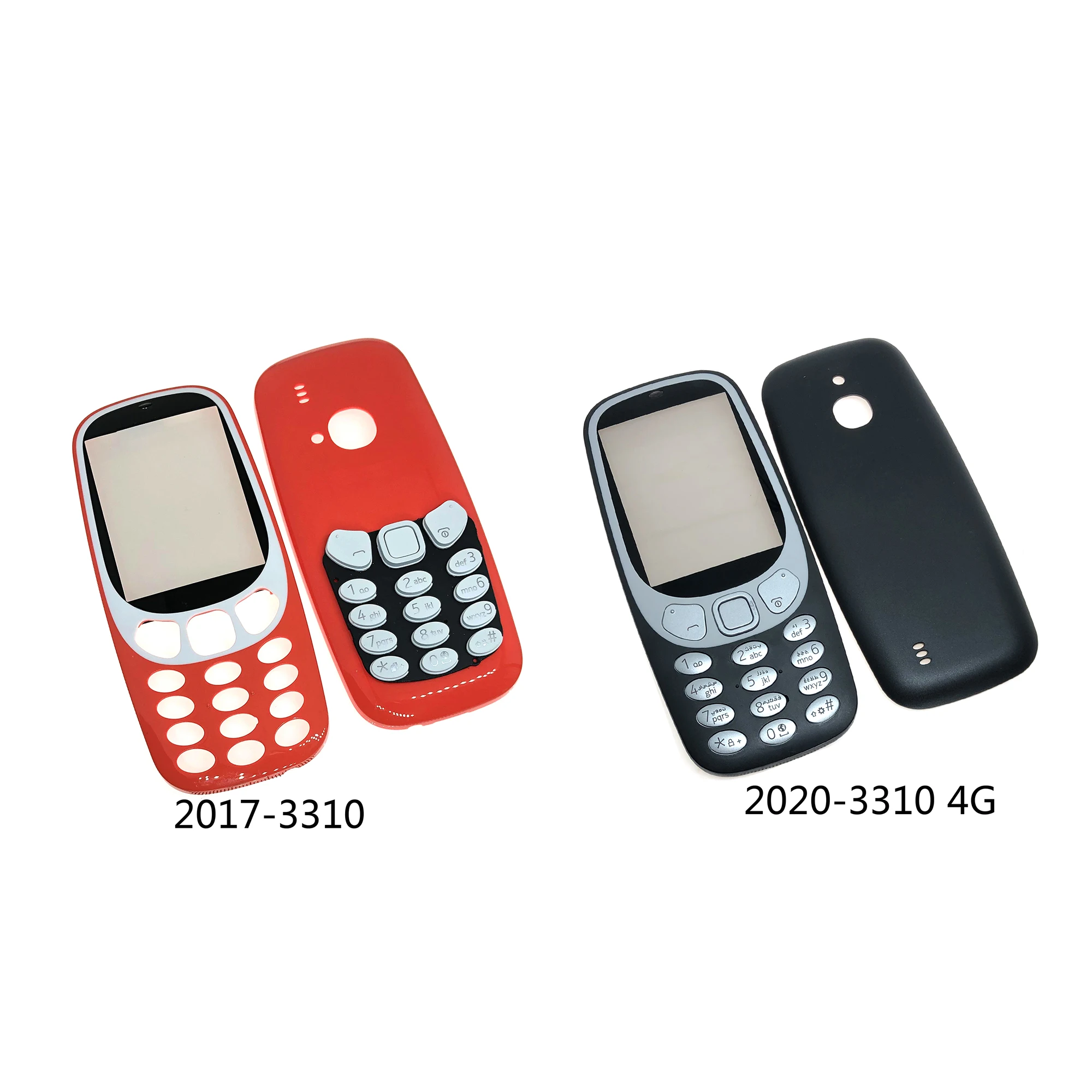 Чехол для телефона Nokia 2017, 3310, чехол для мобильного телефона 2020, 3310, 4G, чехол для клавиатуры, аккумулятор, задняя передняя лицевая