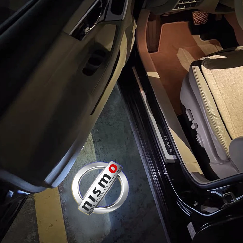 2 قطعة باب السيارة ترحيب أضواء جهاز عرض (بروجكتور) لنيسان ماكسيما 2004-2020 2019 تيتان أمادار TEANA ألتيما اكسسوارات