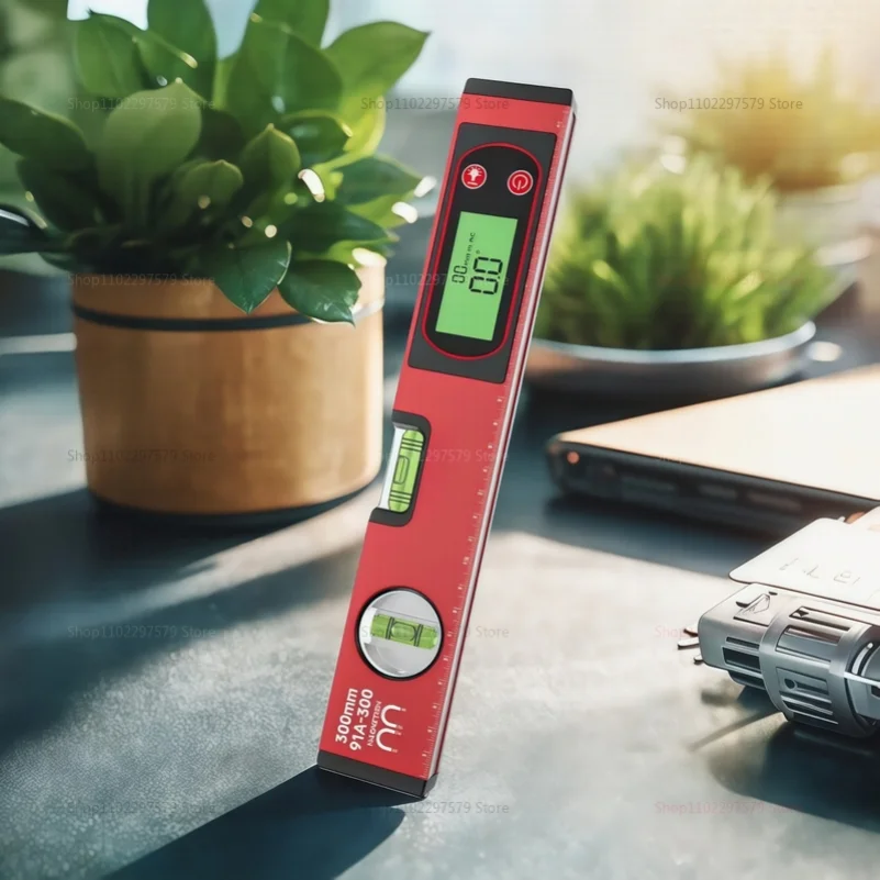 منقلة زاوية مكتشف الميل مستوى الكحول فقاعة المغناطيسي مستوى الميل الإلكتروني المسطرة مع LED