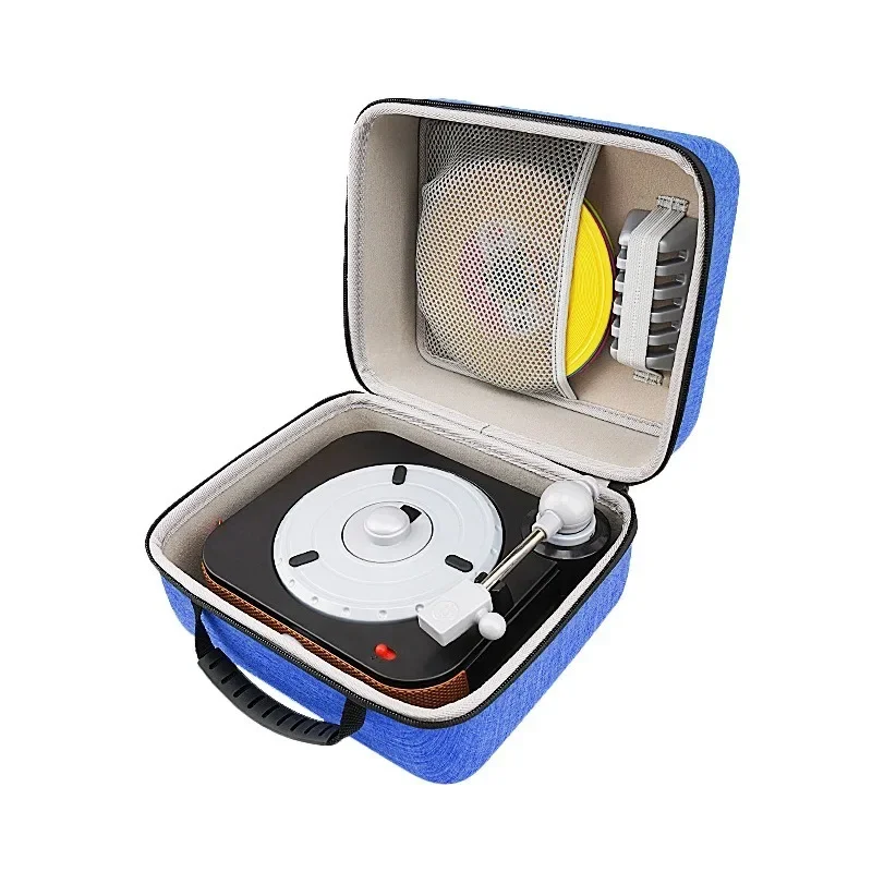 Bolsa organizadora de EVA de capacidade extra grande para toca-discos Fisher-Price, à prova de choque e com redução de pressão