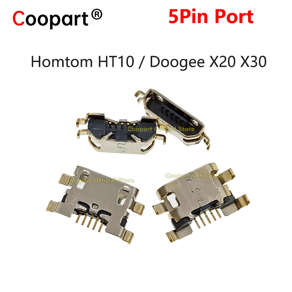 Micro USB Jack Socket Connector Charging Port Dock Plug Female 5pin For Homtom HT10 Doogee X20 X30
