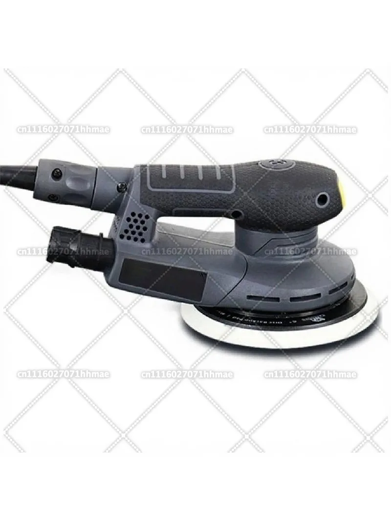 Electric Circular Sander Machine Variable Speed Sanding Tools with Hybrid Dust Canister Woodworking Polisher 6 Inch