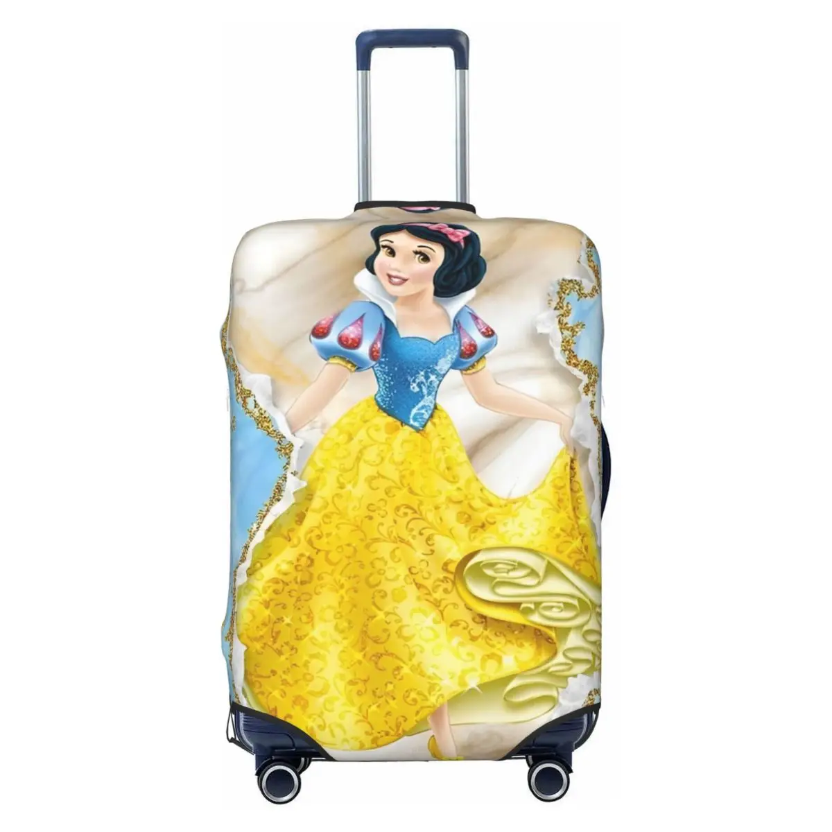 

Snow White Princess Cinderella Suitcase Cover Vacation Strectch Luggage Case Business Protector