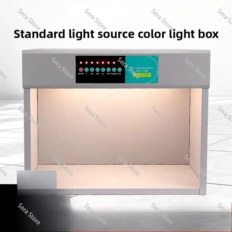 International Standard Color Assessment Cabinet D65 U30 TL84 Light Source Box for Textile Garment Metal Color Inspection