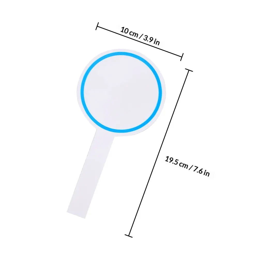 12Pcs Lightweight Scoreboard Single Side Erasable Whiteboard Paddle for Ball Games Voting Boards Judges Scorecards Portable Mini