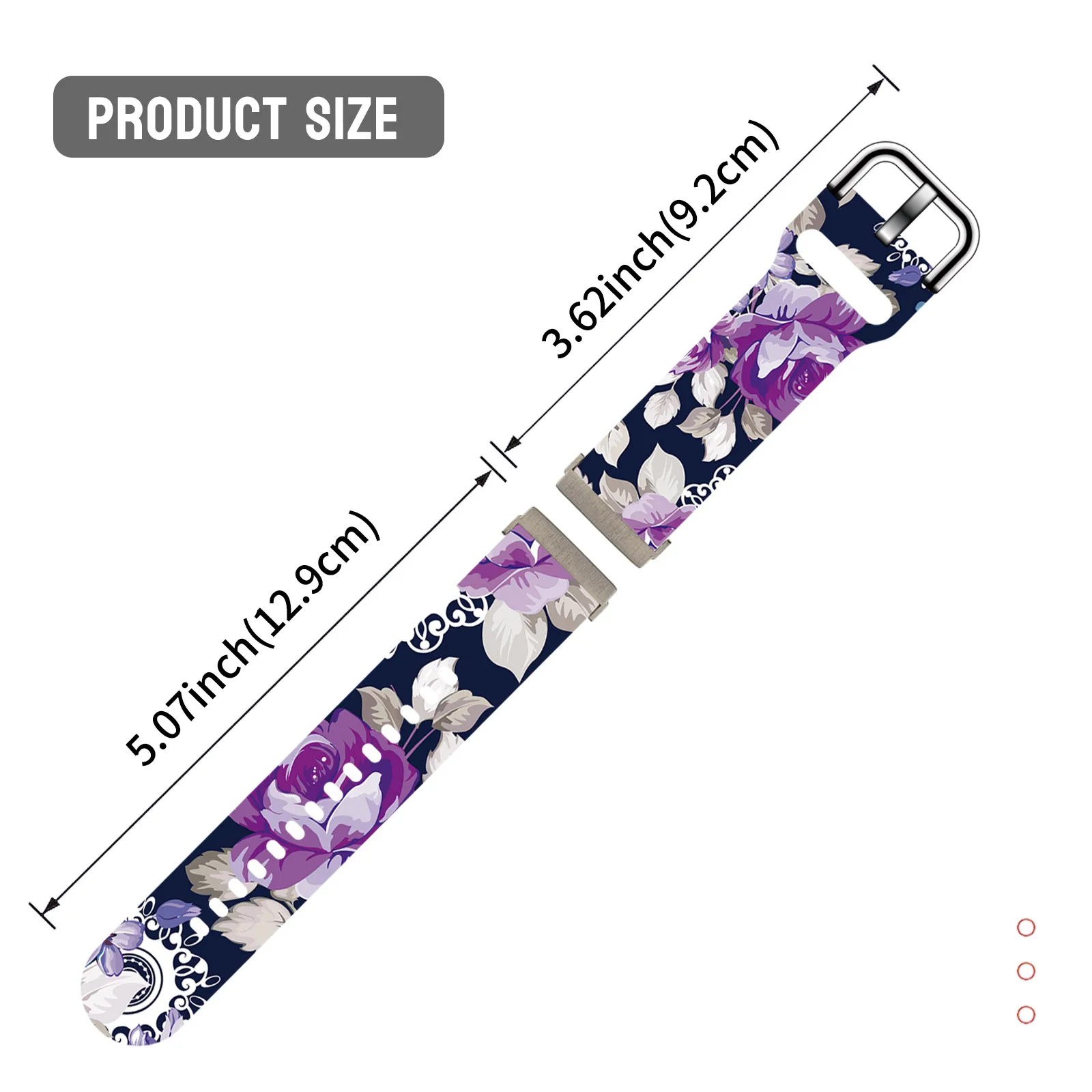 Tali Cetak Seri Bunga untuk Fitbit Versa 2/1 Gelang Jam Tangan Gelang Dapat Diganti untuk Versa 4/3 Gelang Jam untuk Wanita Sebagai Hadiah