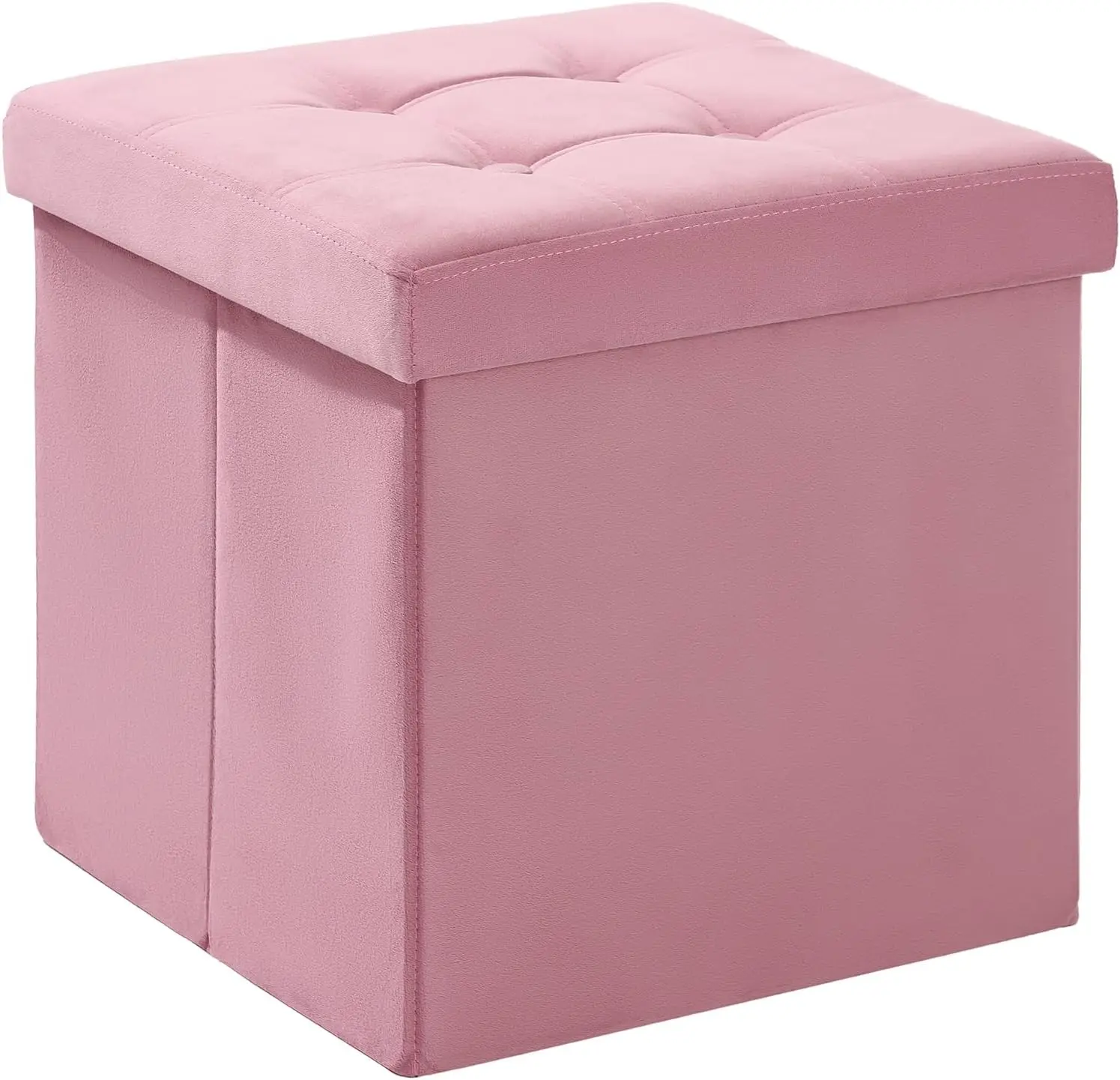 

Storage Ottoman 15 Hes Foldable Small Ottoman Foot Rest Velvet Foot Stool Cube Ottoman With Storage For Living Room Bedroom