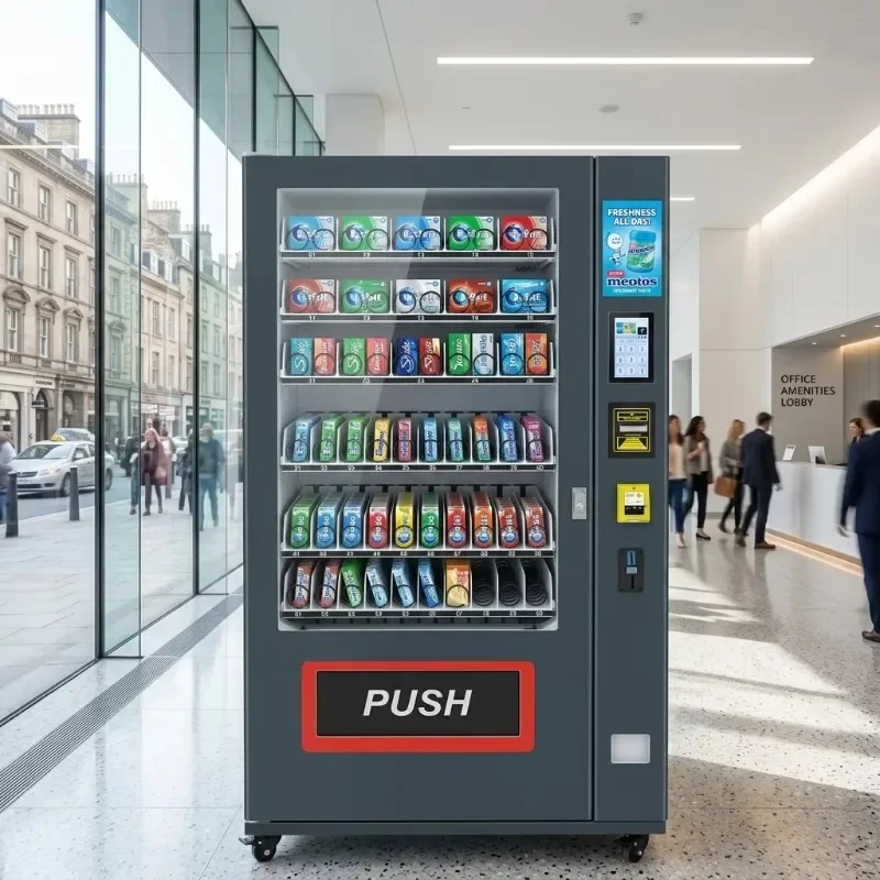 Bubble Gum Vending Machine Automatic Chewing Gum Vending Machine Coin Operated Dispenser for Mall Supermarket