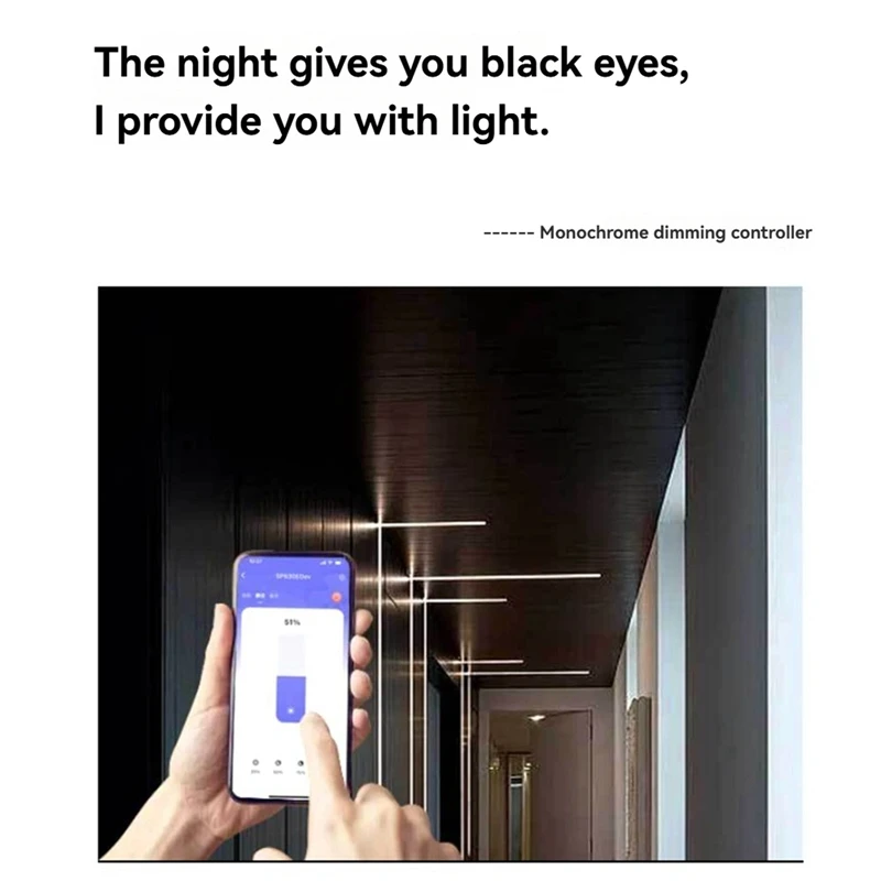 ABNO-And-SP636E SPI Monochrome Controller DC5-24V Support 2.4G Touch Remote Control