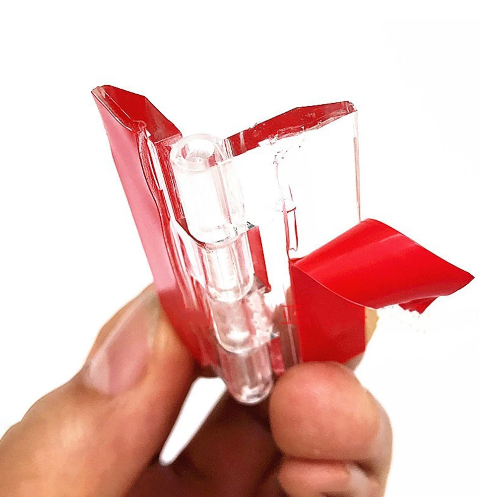 

5 pcs Acrylic Clear Folding Self-Adhesive Mini Box Hinges Adjustable Sturdy Lightweight Compact Transparent Diy Boxes Hinges No