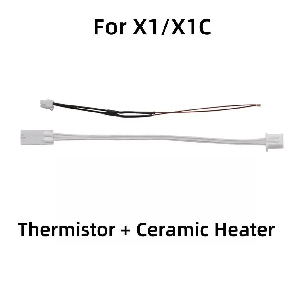 Originele hotend voor Bambu Lab X1, X1C, P1P, P1S, met hardstalen nozzles, Bamboo Bambulabs Combo, thermistor en koelventilator voor Bambu Lab.