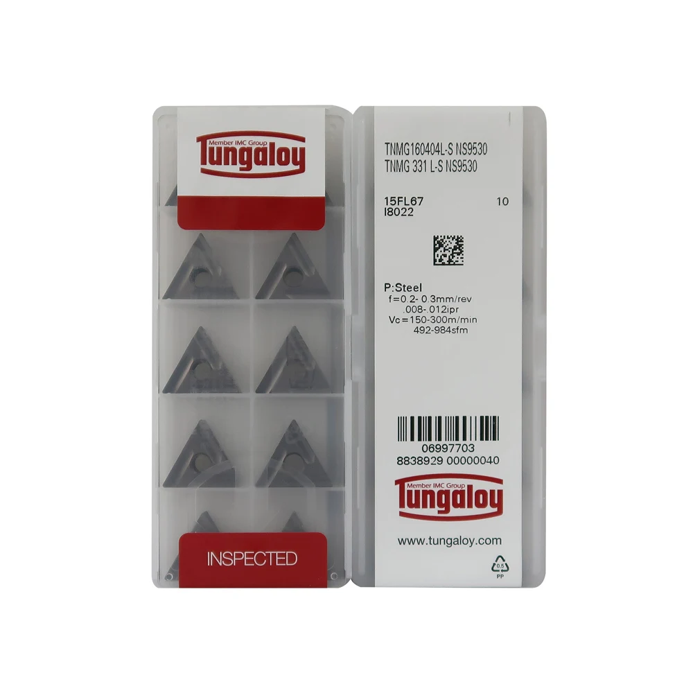 Tungaloy TNMG160412 Medium-Roughing Carbide Inserts