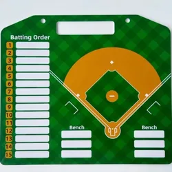 Baseball Tactic Board PVC Wear-resistant Portable Coaching Clipboard Baseball Training Competition Coach Gear Strategy Board