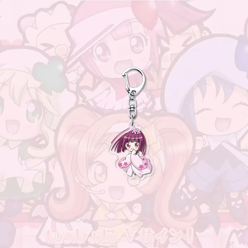 Llavero con colgante de acrílico Unisex, Anime Shugo Chara, Hinamori, Amu, Tsukiyomi, Ikuto, Hotori, Tadase