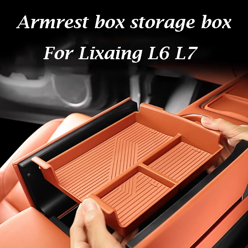 

Для Lixiang L6 L7 2024 2025 подлокотник ящик для хранения верхний уровень ABS материал автомобильные аксессуары